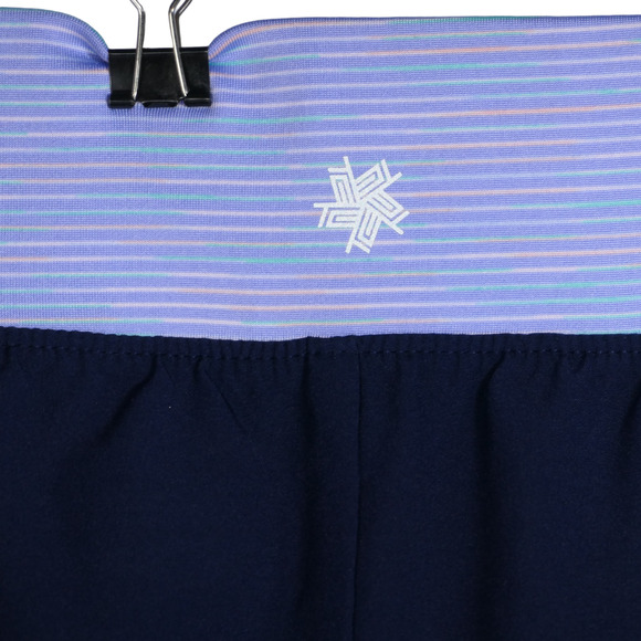 Tek Gear Blue Shorts Womens Size 3X Stretch Side Pockets Flattering Colorblock - Picture 5 of 6